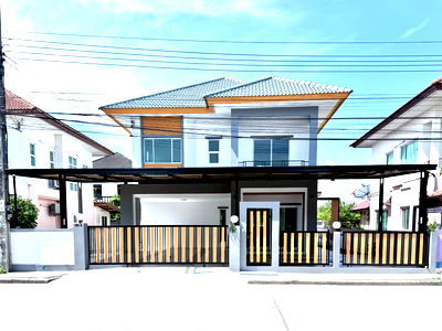 บ้านเดี่ยว ม.เทคโนโลยีมหานคร : บ้านเดี่ยว สวยๆ แต่งใหม่ทั้งหลัง พร้อมเฟอร์ หมู่บ้าน เปี่ยมภิรมย์ รีสอร์ท รีโนเวทใหม่ พร้อมอยู่ คู้ซ้าย หนองจอก ซอยมิตรไมตรี 2