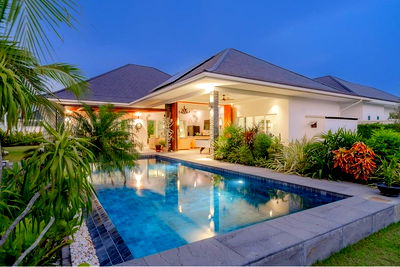 บ้านเดี่ยว หัวหิน มาร์เก็ต วิลเลจ  : [920011003-109] บ้านหรูหัวหิน 5 ห้องนอน พร้อมสระส่วนตัว