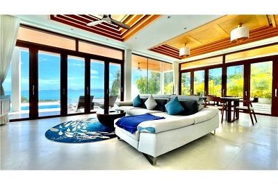 Houses for rent Ko Samui Surat Thani : [920121001-1875] Panorama Luxury Pool Villa  Mountain & Sea Views  Bang Por, Koh Samui