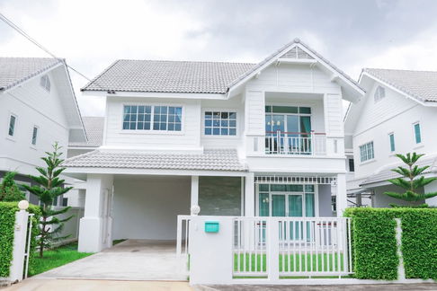 ขายบ้าน ณ ชื่น สันกำแพง สไตล์ English Vintage บ้านเดี่ยว2 ชั้น,3 ห้องนอน