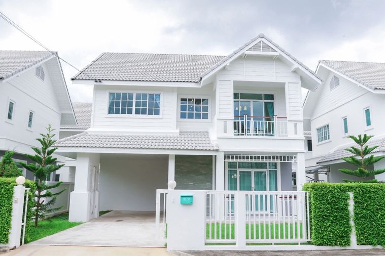 ขายบ้าน ณ ชื่น สันกำแพง สไตล์ English Vintage บ้านเดี่ยว2 ชั้น,3 ห้องนอน