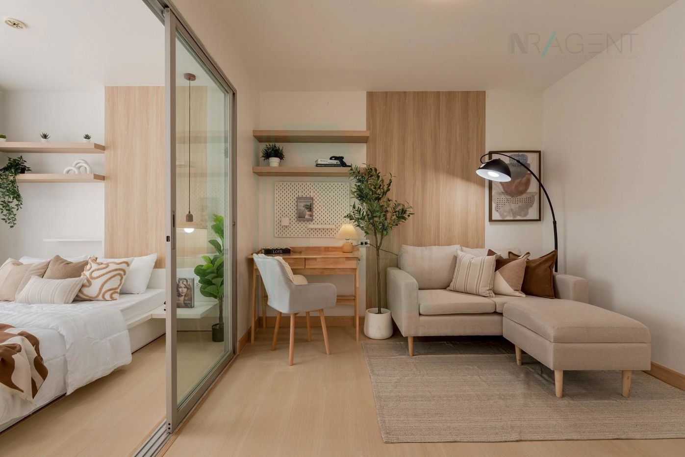 รูป 🚩 ขายคอนโด เดอะ ทรัสต์ ปิ่นเกล้า อาคาร 1 ชั้น 19 1 ห้องนอน ขนาด 28 ตรม ใกล้ เซ็นทรัลปิ่นเกล้า - รูปที่ 4/8