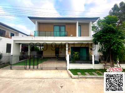 เช่าบ้านเดี่ยว ถนนหทัยราษฎร์ : เช่า บ้านเดี่ยว 2 ชั้น หมู่บ้าน เซนโทร วงแหวน-จตุโชติ พร้อมเข้าอยู่