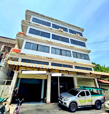 เช่าอาคารพาณิชย์ ถนนพระราม 2 : ให้เช่า 3คูหา 5ชั้น ใหญ่ 50ตร.วา. 985ตร.ม. BTS วุฒากาศ 4.5กม. ถ.พระราม 2 จอมทอง วัดยายร่ม วัดสีสุก 16นอน 9น้ำต ลาดโอ๋เอ๋ 2กม.