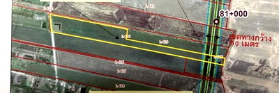 ที่ดิน เขตลาดกระบัง : ขายที่ดิน 15-0-49 ไร่ แนวรถไฟฟ้าความเร็วสูงสายตะวันออก แขวงขุมทอง เขตลาดกระบัง กรุงเทพมหานคร