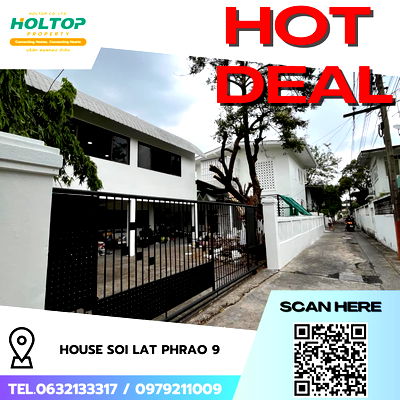 Houses for rent BTS Ladphrao Intersection : #R7577 🎉 151168 House for rent Soi Lat Phrao 9