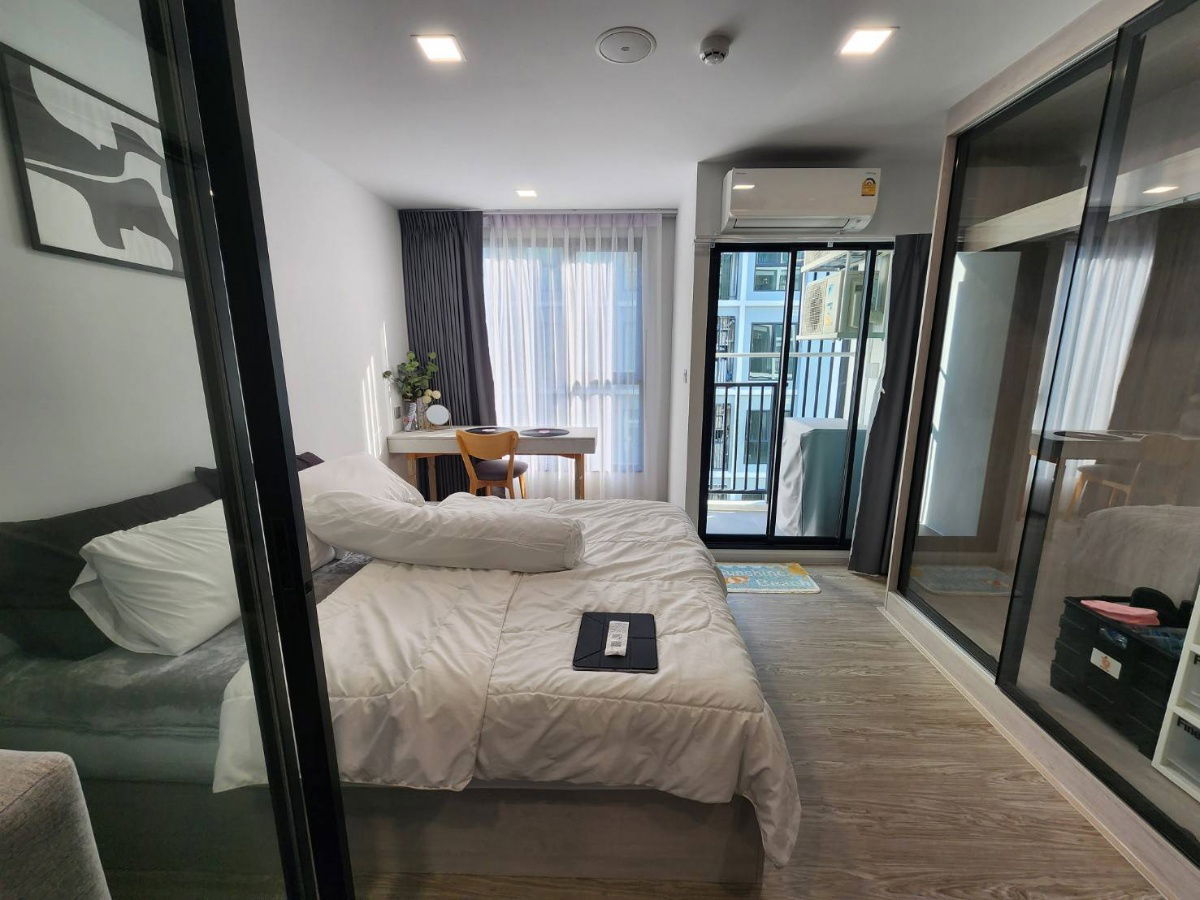 รูป 💎 ให้เช่า Kave seed ม.เกษตร ห้อง 28 ตรม.ค่าเช่า 10,000/เดือน ตกแต่งแนว modern + minimal., เฟอร์นิเจอร์และคฟฟ.ครบครัน - รูปที่ 15/15