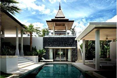 Houses for sale Thalang Phuket : [920081021-6] Botanica Hillside Balinese Style, Bangjo Area 3 Bedrooms 4 Bathrooms