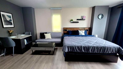 คอนโดให้เช่า : คอนโดใกล้ม.ธรรมศาสตร์ D Condo Dome รังสิต