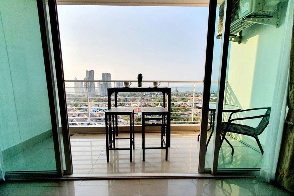 รูป [920471004-1031] คอนโด 1 ห้องนอน พร้อมวิวเมืองและทะเลที่สวยงามใน เอ.ดี. ไฮแอท วงศ์อมาตย์ - รูปที่ 3/10