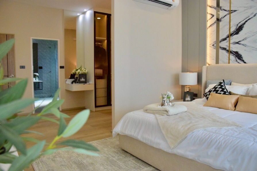 รูป โครงการบ้านเดี่ยวไพรเวทพูลวิลล่าสุดหรู หลังใหญ่ 2 ชั้น ใกล้มอเตอร์เวย์สาย 7 หนองเกตุใหญ่-พัทยา - รูปที่ 14/22