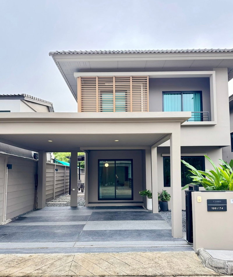 บ้านเดี่ยวให้เช่า : บ้านเดี่ยวโมเดิร์น แต่งสวยทั้งหลัง | Areeya Como Botanica บางนา | ทำเลดีสุด ใกล้ MEGA Bangna”