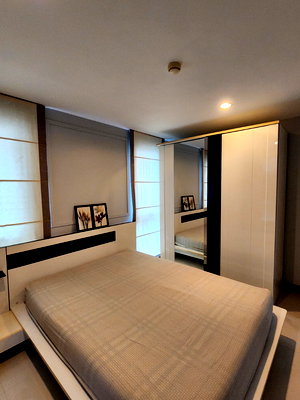 คอนโดให้เช่า : Wish@Siam【𝐑𝐄𝐍𝐓】🔥 ห้องมินิมอล ตกแต่งสวย โทนอบอุ่น เฟอร์นิเจอร์ครบ ราคาดี🔥  ติดต่อไลน์ไอดี: @hacondo