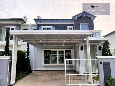 บ้านเดี่ยวให้เช่า : Anya Bangna-Ramkhamhaeng 2 | หน้าบ้านหันทิศเหนือ ไม่ร้อน ทำหลังคาลานจอดรถ #2025111512921