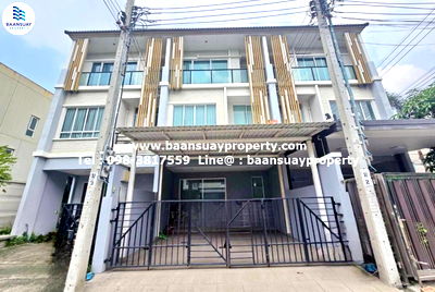 เช่าทาวน์โฮม ศูนย์ราชการแจ้งวัฒนะ (ศูนย์ราชการเฉลิมพระเกียรติ 80 พรรษา) : ให้เช่า ทาวน์โฮม 3 ชั้น ถนนแจ้งวัฒนะ พร้อมแอร์ 4 เครื่อง ใกล้เมืองทองธานี และทางด่วน (ด่านเมืองทองธานี)