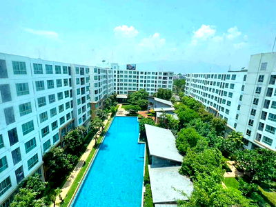 Condos for rent 700 Year Sports Arena Chiang Mai : ♦️DCondoNim for rent, pool view, 37 sq m, 8th floor, Building B, 13,000 baht ☎️064-792-4426 (Ben)