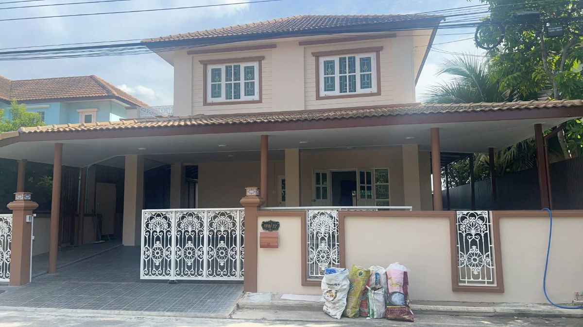 picture For Rent 26,000 New  2 floors Detached House Full Finished Renovationat KC Parkville (Bangna-Teparak)  - 1/20