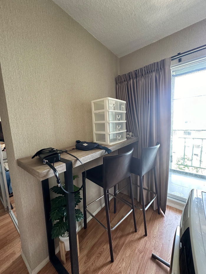 picture [Urgent! Owner Post!] Studio Room at 26 sq.m. with Fully Finished Built-In / New Bed / Washing Machine is Included - 6/12