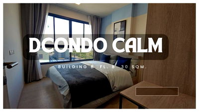 Condos for rent : 🔥❗️ Book Now!! New room For rent Dcondo Calm Line @jmagency