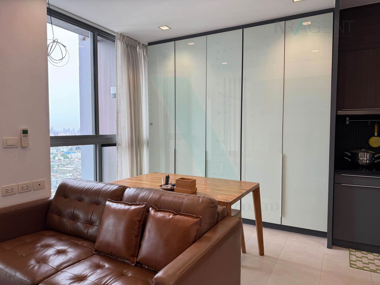 รูป 🔺 ให้เช่าคอนโด ไอดีโอ คิว พญาไท อาคาร 1 ชั้น 37 Duplex ขนาด 63.00 ตรม ใกล้ BTS พญาไท - รูปที่ 6/8