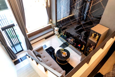 Condos for rent : For Rent Condo KNIGHTSBRIDGE PHAHOLYOTHIN INTERCHANGE Building 1, Floor 14,Duplex, Room size 46 sqm