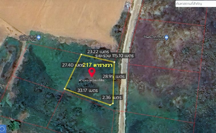 ขาย ที่ดินเปล่า โฉนดครุฑแดง เขาค้อ ต.แคมป์สน 217 ตร.วา แปลง01