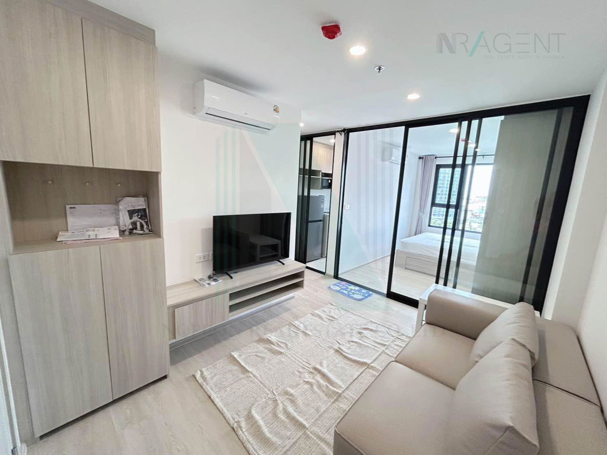 picture ðš For Rent Condo ORIGIN PLUG & PLAY E22 STATION Building 1, Floor 10,1 bed room, Room size 27 sqm - 1/8