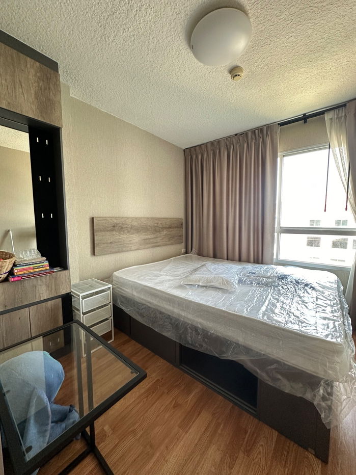 picture [Urgent! Owner Post!] Studio Room at 26 sq.m. with Fully Finished Built-In / New Bed / Washing Machine is Included - 2/12