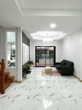 ขาย หมู่บ้านบัวทองธานีเฟส15 บางบัวทอง นนทบุรี ทาวน์เฮาส์ 2 ชั้น รีโนเวทใหม่ทั้งหลัง บ้านสวยมาก พร้อมอยู่ หน้าบ้านกว้าง 6 เมตร ราคาเพียง 2,190,000 บาท