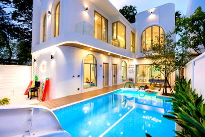 บ้านเดี่ยว ถนนจอมเทียนสาย 1 : พูลวิลล่าหรูฝั่งทะเลพัทยา ห่างจากหาดจอมเทียนเพียง 500เมตร ใกล้จอมเทียนสายสอง