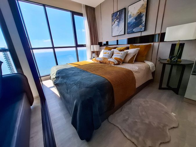 ให้เช่าคอนโดหรู! เดอะ พาโนรา พัทยา วิวทะเลบนเขาพระตำหนัก ใกล้หาด 1 ห้องนอน ตกแต่งพร้อมอยู่