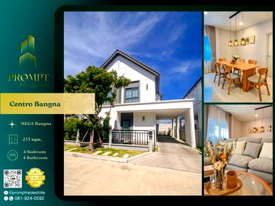 เช่าบ้านเดี่ยว นิคมบางปู(เหนือ) : CD03709 - Centro Bangna : Mega Bangna