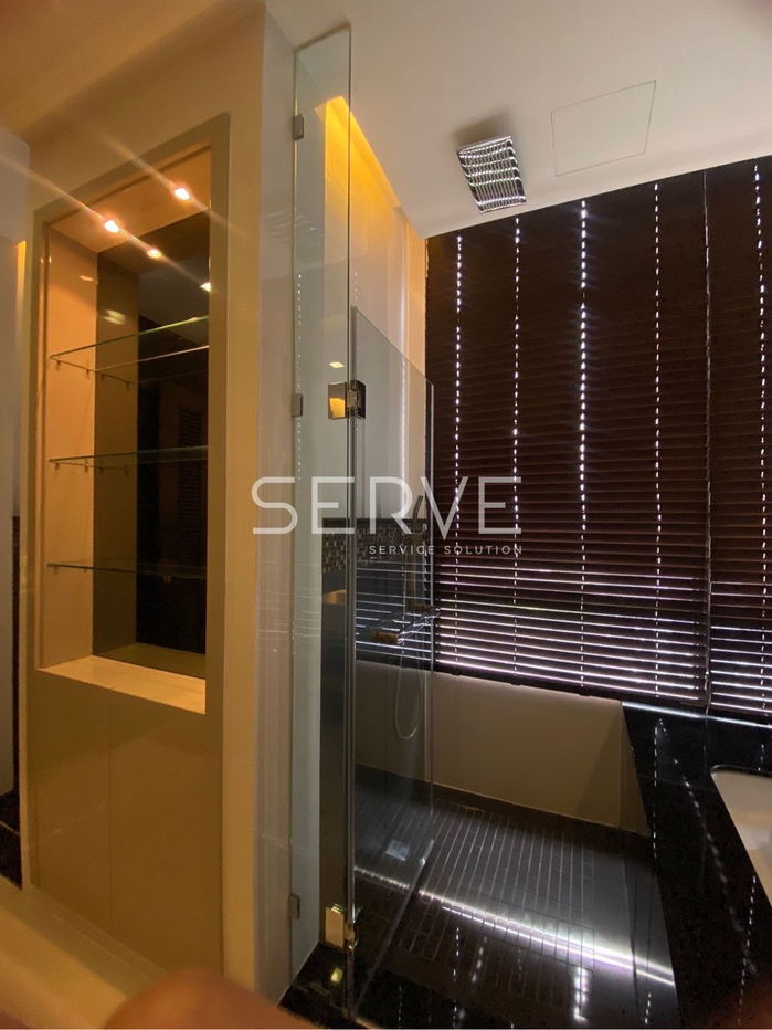 รูป 2 Bed with Bathtub 81 sq.m. MRT Thailand Cultural Centre 200 m. / Condo For Rent-IVY Ampio - รูปที่ 4/12
