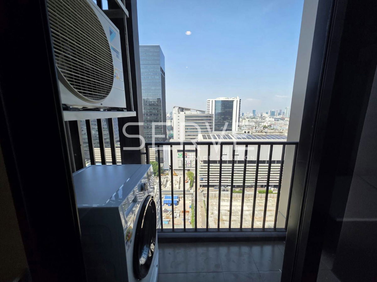 picture 1 Bed 1 Bath Nice Room New Condo Good Location Close to MRT Phra Ram 9 220 m. @ NUE District R9 - 6/6