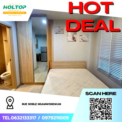 Condos for rent : #Z3209💥 171168 🔥Condo for rent: NUE Noble Ngamwongwan