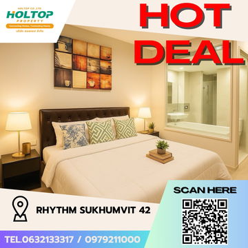 #S4962 ให้เช่า Rhythm Sukhumvit 44/1
