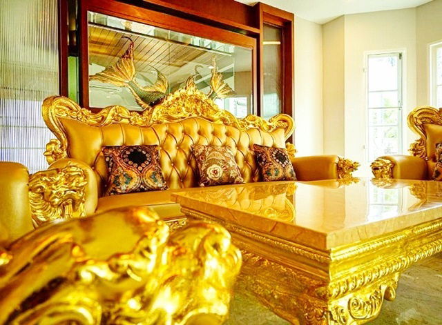 รูป ให้เช่า แอร์9ตัว 125 ตร.วาเฟอร์นิเจอร์บิ้วอินครบ หัวมุม คฤหาสน์ใหญ่ 2หลัง 5นอน 405 ตร.ม. วัชรพล ทางด่วนเอกมัย-รามอินทรา สุขาภิบาล5 - รูปที่ 2/8