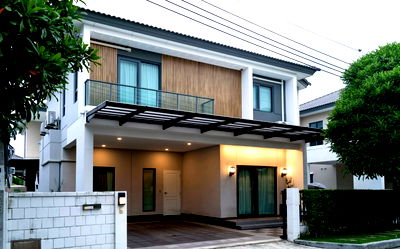 ขายบ้านเดี่ยว : LB005 ขายบ้านเดี่ยวสภาพเยี่ยม ใจกลางโครงการ Centro อ่อนนุช–สุวรรณภูมิ