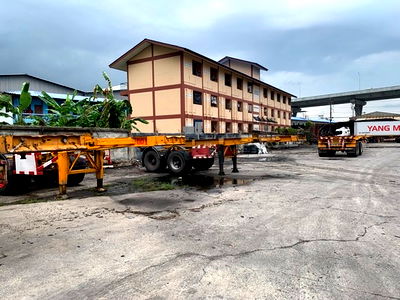 Land for sale สถาบันเทคโนโลยียานยนต์มหาชัย : Land with buildings for Sale on Rama 2 Road, Bang Nam Chuet , Mueang Samut Sakhon with an area of 5 rai, 1 ngan, and 36.6 square wah