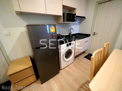 Condos for rent MRT Phra Ram 9 : Best Price 2 Beds Good view  Fully furnished  Good Location  Close to MRT Thailand Cultural Centre 80 m  @  Noble Revolve Ratchada 2