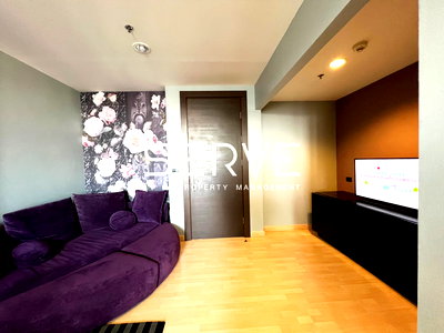 คอนโดให้เช่า : 🔥ห้องกว้าง 1นอน ชั้นสูงสุด วิวโล่ง เฟอร์จัดเต็มมาก พร้อมเข้าอยู่ บนทำเลดีๆ ติด MRT รัชดาภิเษก ใกล้เซ็นทรลพระราม9  @  Rhythm Ratchada 