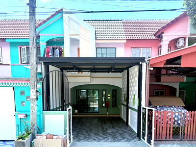 ทาวน์โฮม เขตหนองจอก : ทาวน์เฮ้าส์ ตกแต่งใหม่ หมู่บ้าน ณัฐวรรณ ซ.สังฆสันติสุข 18 หนองจอก แถมเฟอร์นิเจอร์ ราคาพิเศษ