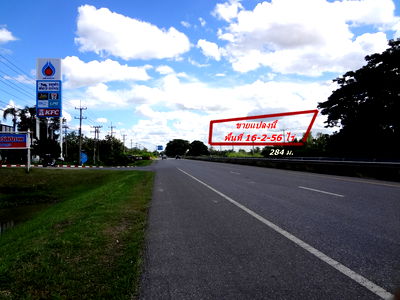 ที่ดิน นครสวรรค์ : ที่ดินติดถนนใหญ่นครสวรรค์บรรพตพิสัย ทางหลวงหมายเลข1ขาขึ้นเข้าเมืองกำแพงเพชร เนื้อที่16ไร่+ทำเลดีเยื้องปตท.สลกบาตรเหมาะทำโชว์รูม,ศูนย์อาหาร,สถานีน้ำมัน