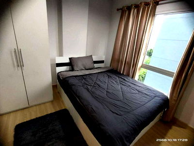 เช่าคอนโด ม.รังสิต : ให้เช่าเดอะคิทท์ ไลท์ บางกะดี-ติวานนท์ ตึกA1 ชั้น5 เฟอร์ครบ พร้อมเครื่องซักผ้า