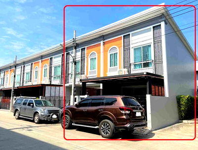 เช่าทาวน์โฮม เขตลาดกระบัง : พระราม 9-กรุงเทพกรีฑาตัดใหม่ ARL บ้านทับช้าง 2.8กม. ทาวน์เฮาส์ 2ชั้น ให้เช่าพร้อมเฟอร์ฯ เดอะ พาซิโอ มอลล์ 2 กม.