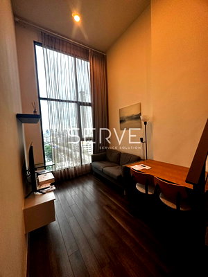 คอนโดให้เช่า : 2 Bed 2Bath Nice Room New Condo Good Location MRT Phra Ram 9  220 m. / For Rent-KnightsBridge Space – Rama 9