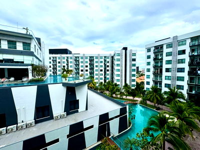Condos for sale Tesco Lotus South Pattaya : Arcadia Beach Resort  Condominium  Location: Theppaya soi 9 
