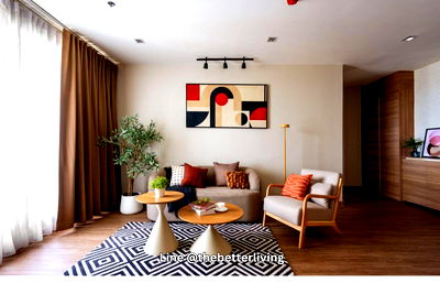 คอนโด รร.อัสสัมชัญ คอนแวนต์ สีลม : 🔺คอนโด Rhythm Sathorn Unit Combined มีห้องเดียวในตึก ห้องมุม แต่งครบ พร้อมอยู่ วิวโค้งแม่น้ำ