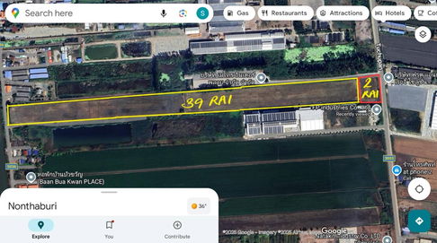 ขายที่ 40 ไร่ๆละ 2.5 ล้าน ติดถนนสาย 3003 (ถนนฤชุพันธุ์) ออกถนนสาย 340 (บางบัวทอง-สุพรรณ)