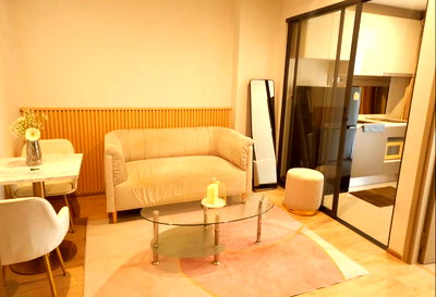 คอนโดให้เช่า : ว่างพร้อมอยู่! Ideo พระราม9-อโศก . 1นอน 32ตร.ม. Line id: @pfagent